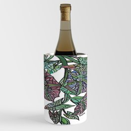 Art Nouveau Morning Glory Isolated Wine Chiller