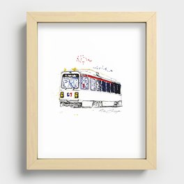 Septa Trolley Art: Philly Public Transportation Recessed Framed Print