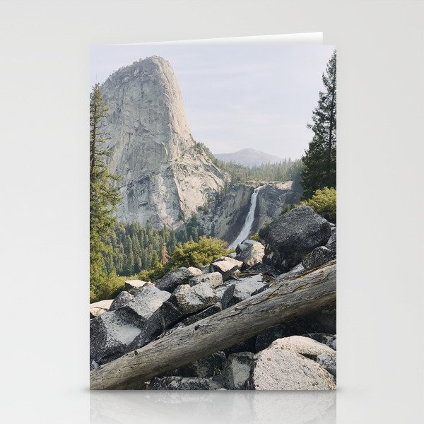 Liberty Cap and Nevada Falls in Morning Light Stationery Cards