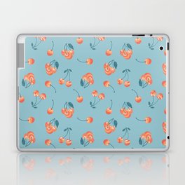 Cherries on Blue Laptop & iPad Skin