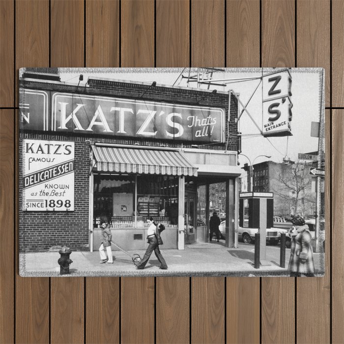 Katz's Deli NYC Outdoor Rug