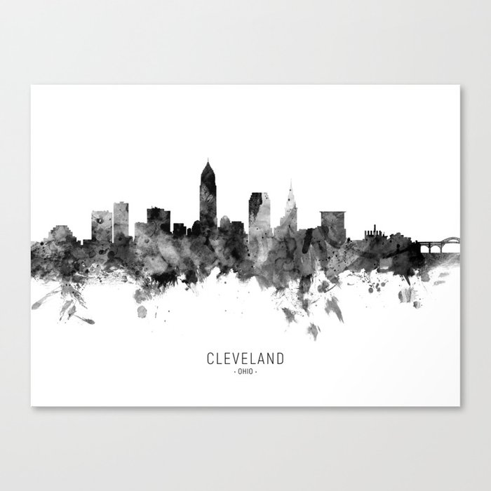 Cleveland Ohio Skyline Canvas Print