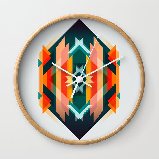 Broken Diamond - Incalescence Wall Clock