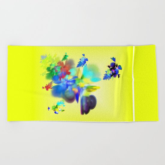 colour is love Beach Towel