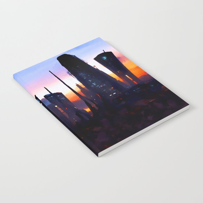 Postcards from the Future - Alien Metropolis Notebook