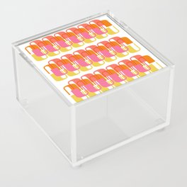 Retro disco print  Acrylic Box