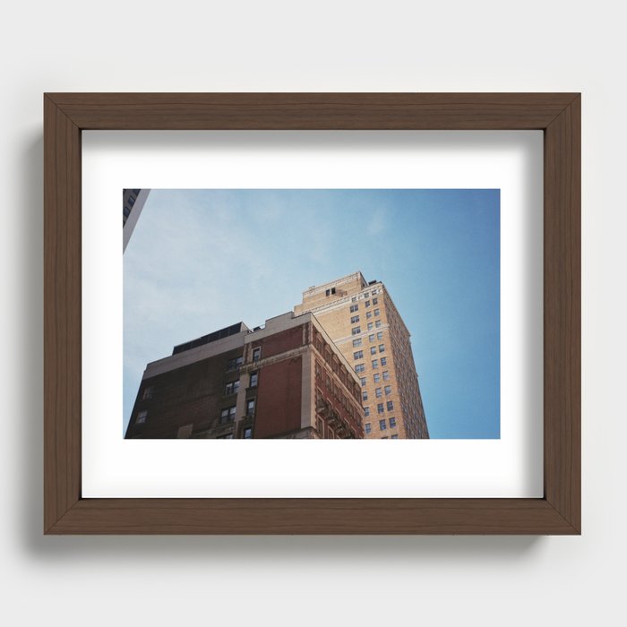 city sky Recessed Framed Print