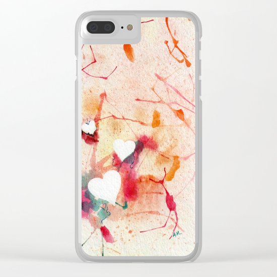 Warms My Heart Clear iPhone Case