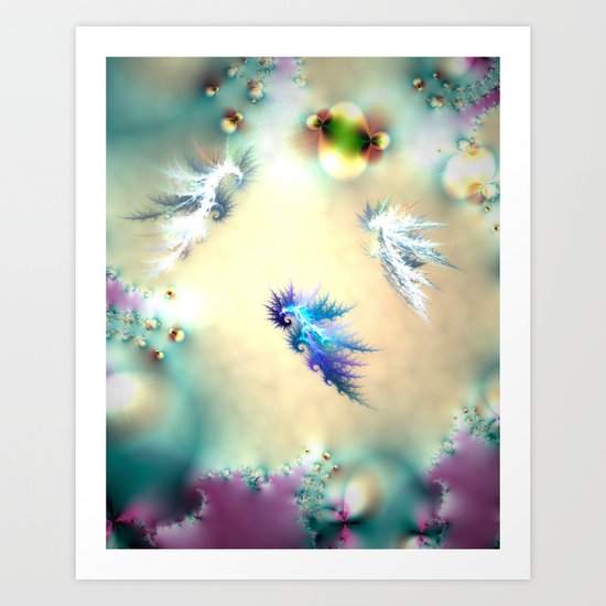 Seahorse Nursery Art Print