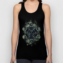 Sacred Geometry for your daily life -  Platonic Solids - ETHER Tank Top
