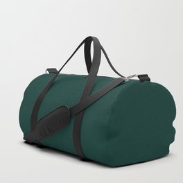 Sansevieria Green- Solid Color Duffle Bag
