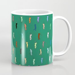 Retro Golf Pattern Coffee Mug