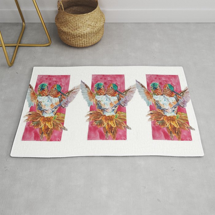 The Ultimate Pollinator, Triptych Rug