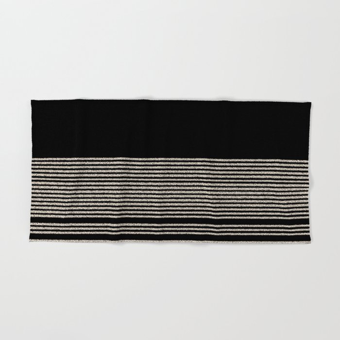 Organic Stripes Minimalist Textured Line Pattern in Almond Cream