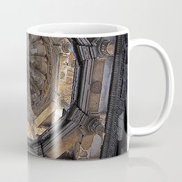 Antique Stepwell Ceiling Architecture, Monument, Gujarat, India Coffee Mug