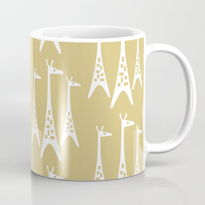 Mid Century Modern Giraffe Pattern 827 Coffee Mug