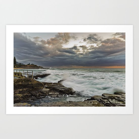 Stormy Morning Art Print