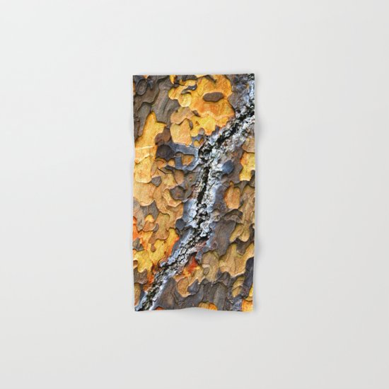 Bark Cracks Hand & Bath Towel