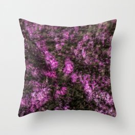 Abstract flowers Throw Pillow