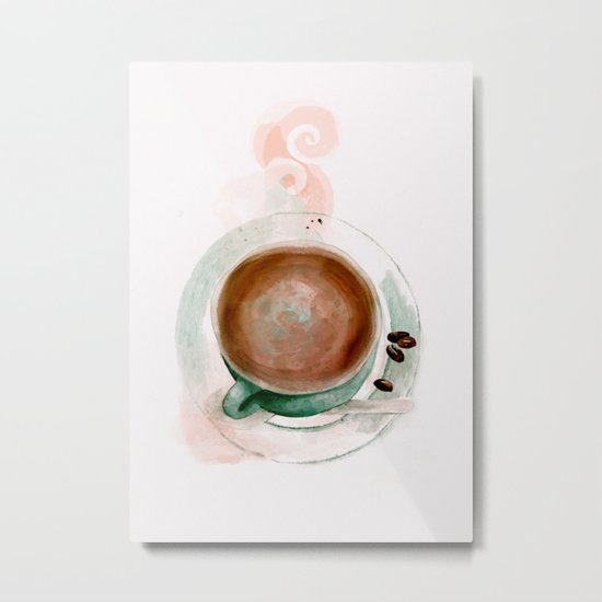 Cup of Coffee Metal Print