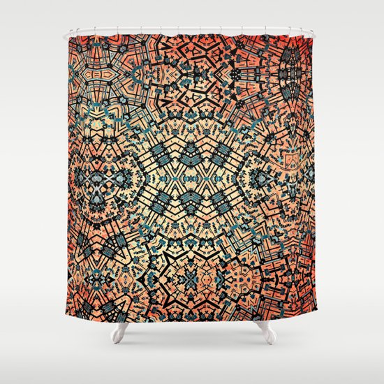 Composition Shower Curtain