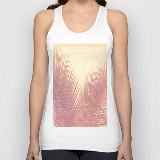 Vintage Palm Unisex Tank Top