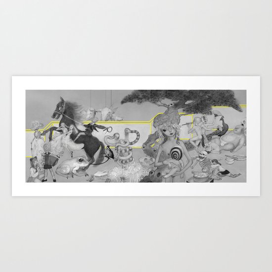 Garden Feast Art Print