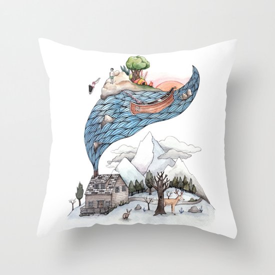 Invincible Summer Throw Pillow