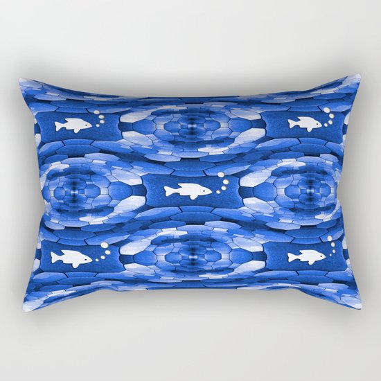 Bubblin' along... Rectangular Pillow