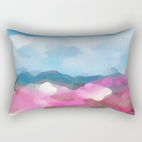 The Race Rectangular Pillow