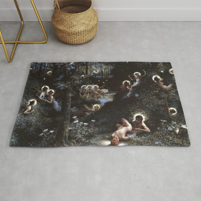 Les lucioles (Fireflies) Henri-Camille Danger  Rug