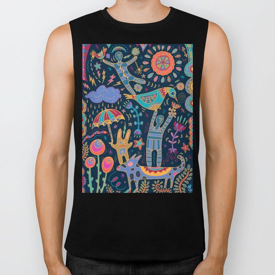 Balancing Act Biker Tank