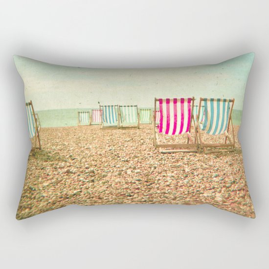 Deckchairs Rectangular Pillow