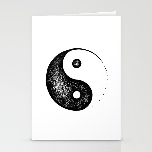 Yin Yang Stationery Cards
