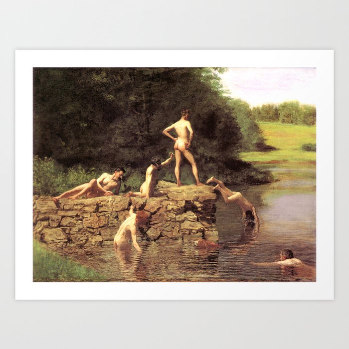 The Swimming Hole Art Print