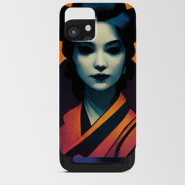 The Ancient Spirit of the Geisha iPhone Card Case