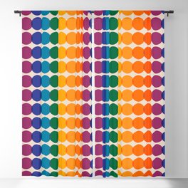 Rainbow Overprint Blackout Curtain