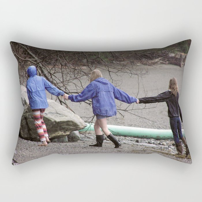 3 Friends Rectangular Pillow