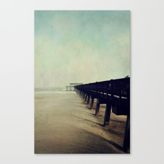 Seashore Pier Canvas Print