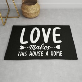 Love Makes This House A Home Area & Throw Rug