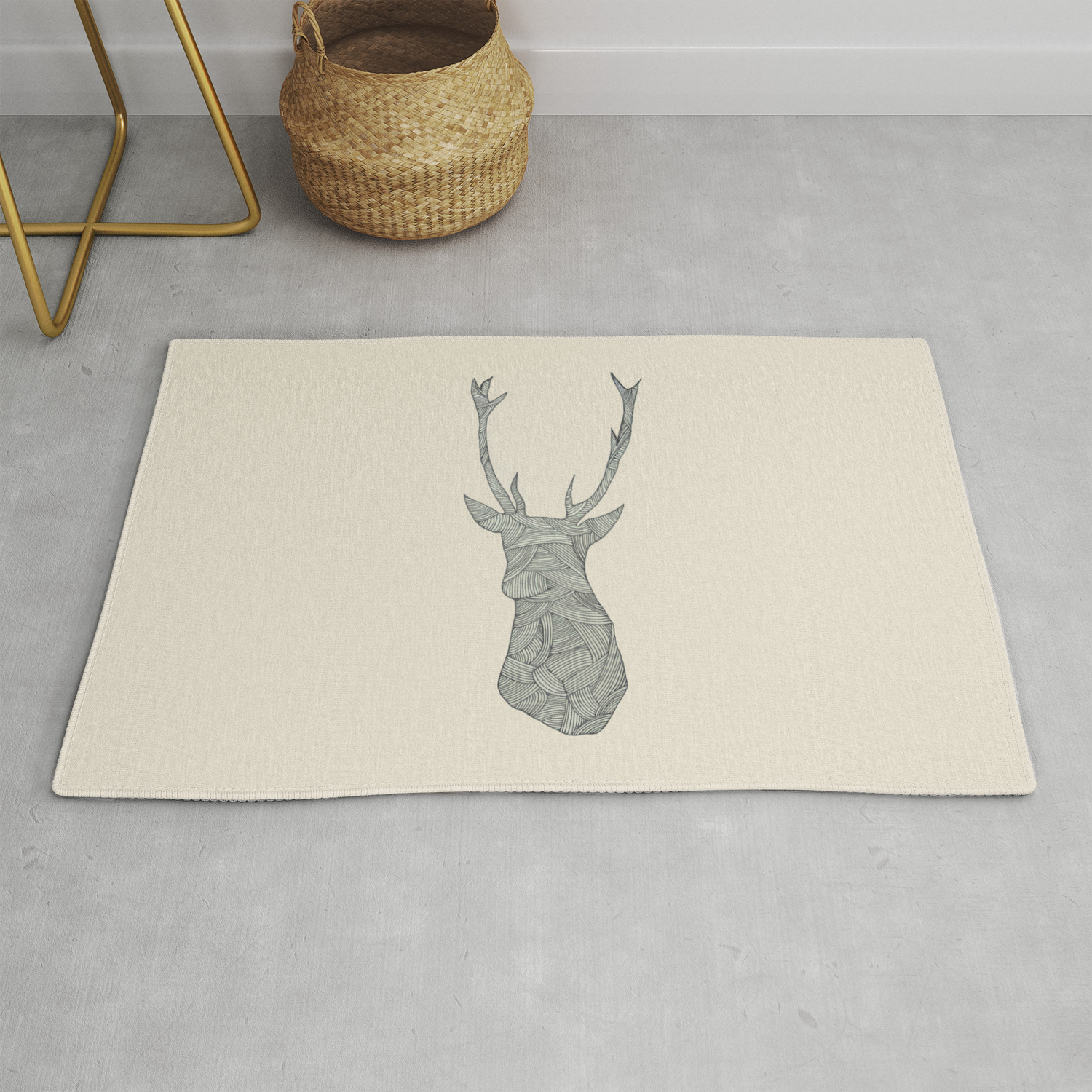 deer rug