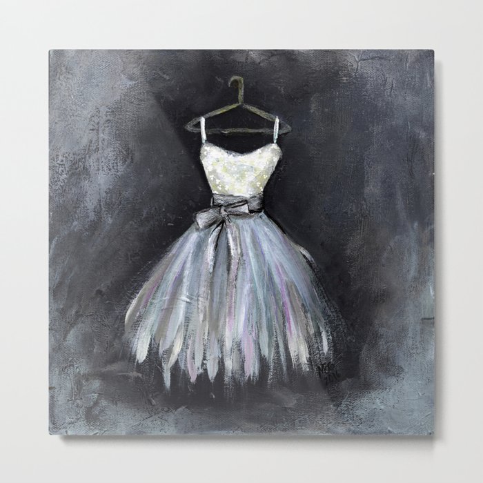 Ballerina Dress 2 - Painting Metal Print