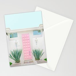 The Pink Door, Palm Springs, California Stationery Card