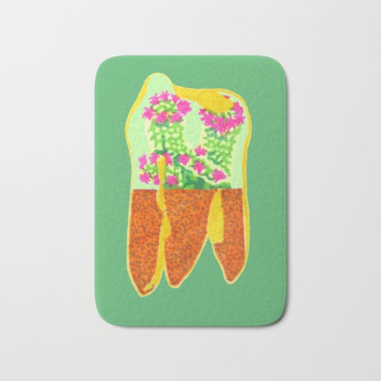 Tooth Terrarium 3 Bath Mat