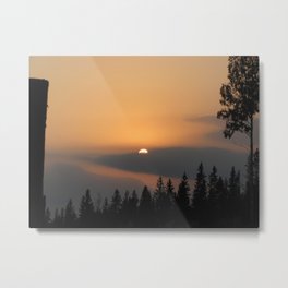 Evenfall Metal Print | Photo, Evenfall, Sunset, Evening, Norberg, Sweden, Forest, Fagersta 