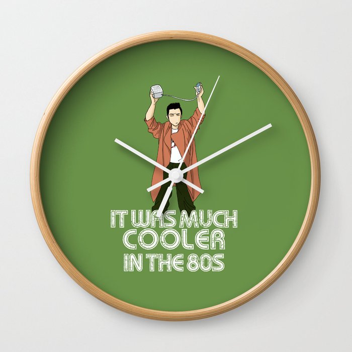 It was much cooler in the 80's Wall Clock