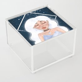 Light Girl - art illustration Acrylic Box