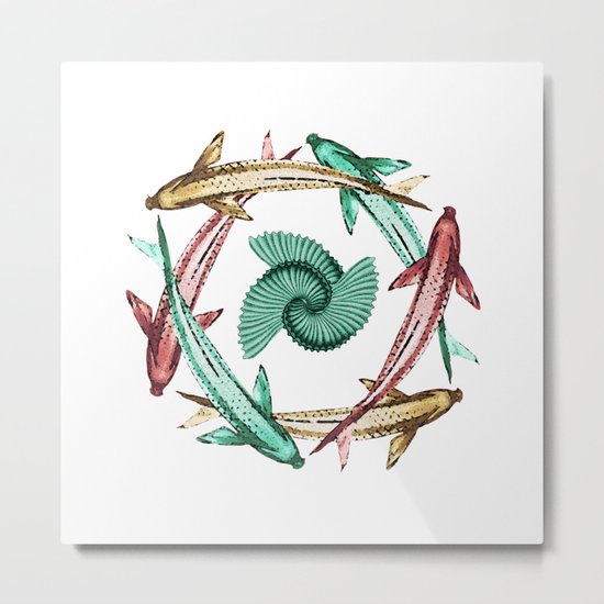 Circle Metal Print