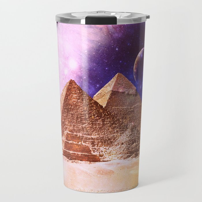Galaxy Pyramids Travel Mug
