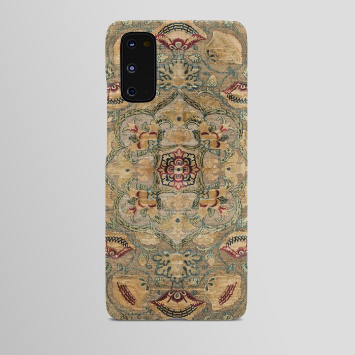 Antique Floral Indian Silk Android Case